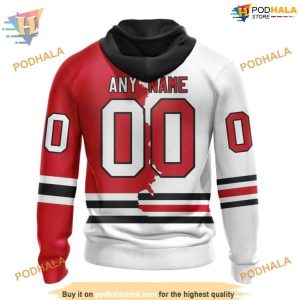 Custom Personalize 2023 Home Mix Away NHL Chicago Blackhawks Hoodie 3D 2