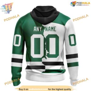 Custom Personalize 2023 Home Mix Away NHL Dallas Stars Hoodie 3D 2