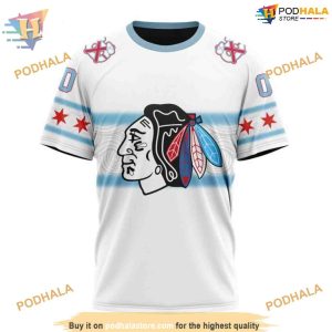Custom Personalize New Gradient Series Concept NHL Chicago Blackhawks Hoodie 3D 3