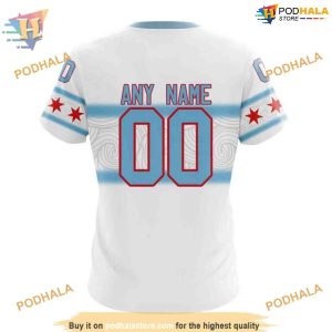 Custom Personalize New Gradient Series Concept NHL Chicago Blackhawks Hoodie 3D 4