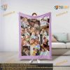 Custom Photo Blanket Collage, Personalized Picture Blanket with Text