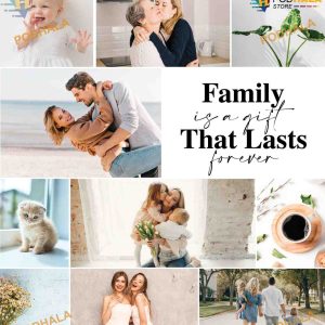 Custom Photo Collage Text Blanket Family MemorialPersonalized Christmas Keepsake Gift for Mom Dad 3