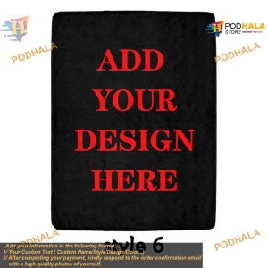 Custom Photo Text Blanket for Adults and Kids Personalized Flannels 8