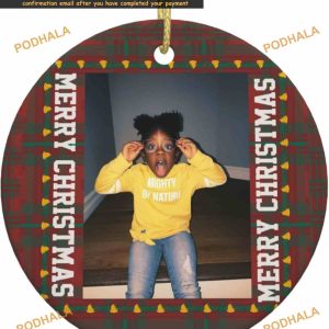 Custom Photo Xmas Ornament 2023 Personalized Tree Decor for Family & Friends