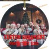 Custom Picture Ornament Memorial Ceramic Xmas Gift for Couples