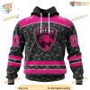 Custom Pink In The Rink Fight Breast Cancer NHL Florida Panthers Hoodie 3D