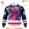 Custom Pink October Fight Breast Cancer NHL Calgary Flames Hoodie 3D