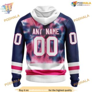 Custom Pink October Fight Breast Cancer NHL Philadelphia Flyers Hoodie 3D 2