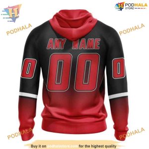 Custom Retro Gradient Design NHL Carolina Hurricanes Hoodie 3D Sweatshirt 2