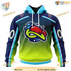 Custom Retro Gradient Design NHL Columbus Blue Jackets Hoodie 3D 1