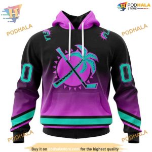Custom Retro Gradient Design NHL Florida Panthers Hoodie 3D Sweatshirt 1