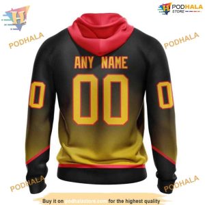 Custom Retro Gradient Design NHL Vancouver Canucks Hoodie 3D 2