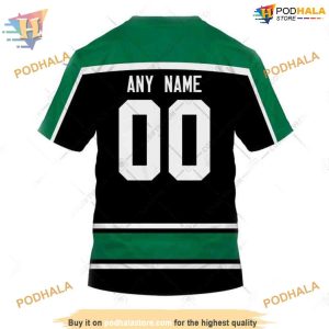 Custom Reverse Retro 2023 Style NHL Dallas Stars Hoodie 3D Shirt 4