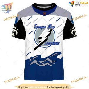 Custom Reverse Retro 2023 Style NHL Tampa Bay Lightning Hoodie 3D 2