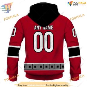 Custom Reverse Retro 2223 Style NHL Carolina Hurricanes Hoodie 3D Sweatshirt 3