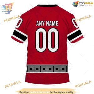 Custom Reverse Retro 2223 Style NHL Carolina Hurricanes Hoodie 3D Sweatshirt 4