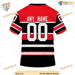 Custom Reverse Retro 2223 Style NHL Chicago Blackhawks Hoodie 3D 4