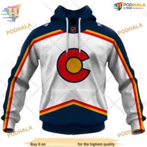 Custom Reverse Retro 2223 Style NHL Colorado Avalanche Hoodie 3D Sweatshirt 1
