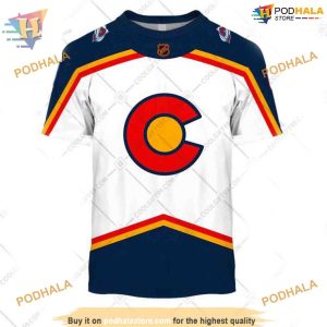 Custom Reverse Retro 2223 Style NHL Colorado Avalanche Hoodie 3D Sweatshirt 2