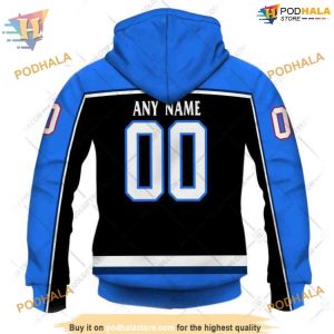Custom Reverse Retro 2223 Style NHL Columbus Blue Jackets Hoodie 3D 3