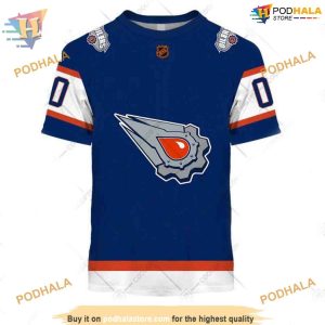 Custom Reverse Retro 2223 Style NHL Edmonton Oilers Hoodie 3D 2
