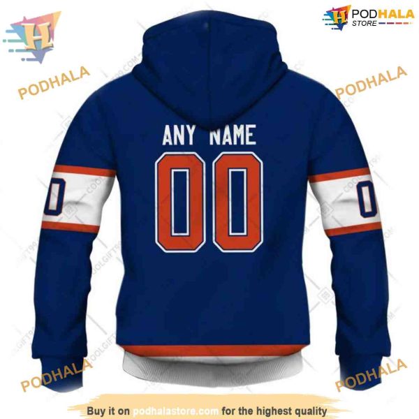 Custom Reverse Retro 2223 Style NHL Edmonton Oilers Hoodie 3D