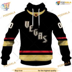 Custom Reverse Retro 2223 Style NHL Vegas Golden Knights Hoodie 3D Shirt 1