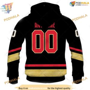 Custom Reverse Retro 2223 Style NHL Vegas Golden Knights Hoodie 3D Shirt 3