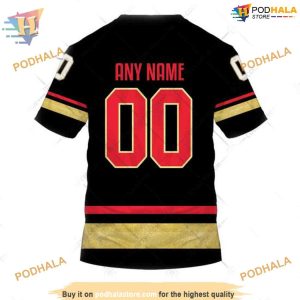 Custom Reverse Retro 2223 Style NHL Vegas Golden Knights Hoodie 3D Shirt 4