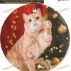 Custom Round Ceramic Pendant Personalized Photo Christmas Ornament 2023