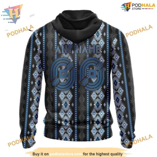 Custom Skull Native Design NHL Colorado Avalanche Hoodie 3D Sweatshirt