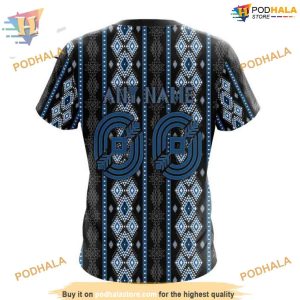 Custom Skull Native Design NHL Colorado Avalanche Hoodie 3D Sweatshirt 4