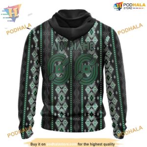 Custom Skull Native Design NHL Dallas Stars Hoodie 3D Shirt 2