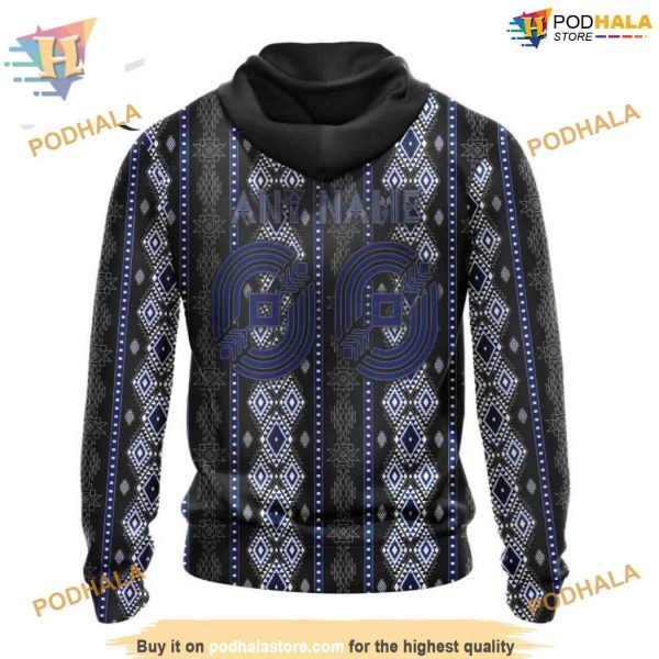 Custom Skull Native Design NHL Tampa Bay Lightning Hoodie 3D