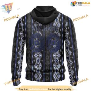 Custom Skull Native Design NHL Vancouver Canucks Hoodie 3D 2