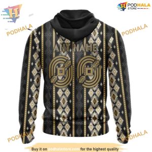 Custom Skull Native Design NHL Vegas Golden Knights Hoodie 3D Shirt 2