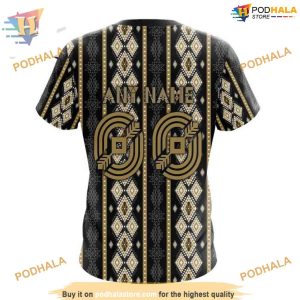 Custom Skull Native Design NHL Vegas Golden Knights Hoodie 3D Shirt 4