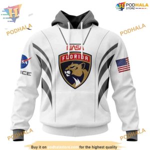 Custom Space Force NASA Astronaut Design NHL Florida Panthers Hoodie 3D 1