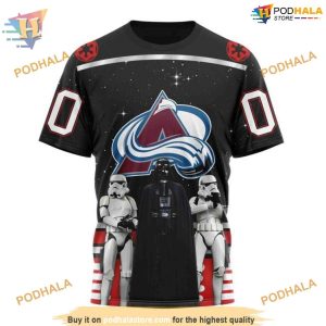 Custom Star Wars Design May The 4th Be With You NHL Colorado Avalanche Hoodie 3D 3