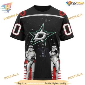 Custom Star Wars Design May The 4th Be With You NHL Dallas Stars Hoodie 3D 3