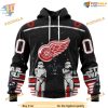 Custom Star Wars Design May The 4th Be With You NHL Detroit Red Wings Hoodie 3D