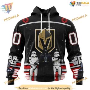 Custom Star Wars Design May The 4th Be With You NHL Vegas Golden Knights Hoodie 3D 1
