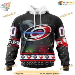 Custom Star Wars Design NHL Carolina Hurricanes Hoodie 3D Sweatshirt 1