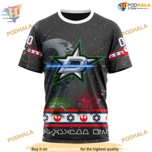 Custom Star Wars Design NHL Dallas Stars Hoodie 3D Shirt 3
