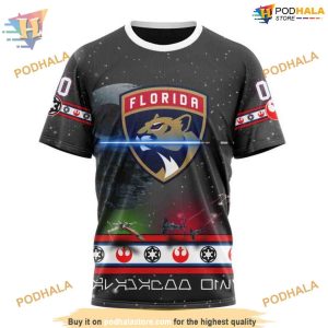 Custom Star Wars Design NHL Florida Panthers Hoodie 3D Sweatshirt 3