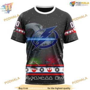 Custom Star Wars Design NHL Tampa Bay Lightning Hoodie 3D 3