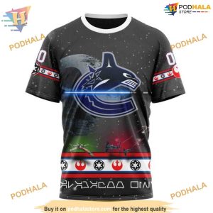 Custom Star Wars Design NHL Vancouver Canucks Hoodie 3D 3