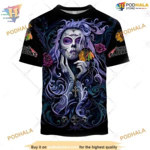 Custom Tattoo Girl Artwork 2023 Unisex NHL Chicago Blackhawks Hoodie 3D 2