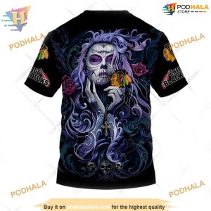Custom Tattoo Girl Artwork 2023 Unisex NHL Chicago Blackhawks Hoodie 3D 4