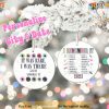 Custom Tour City and Date Christmas Ornament, Personalized Family Keepsake